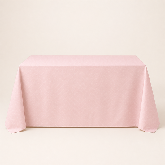 撥水加工 テーブルクロス 130×180cm / 淡桜