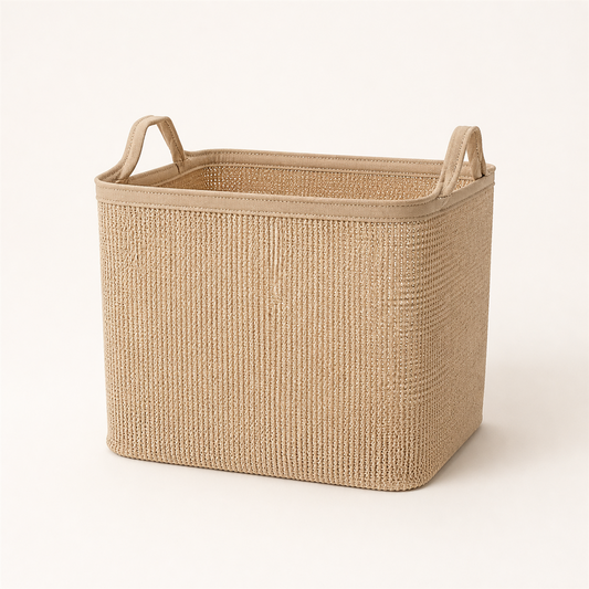 折りたたみ ランドリーバスケット 40L / サンドベージュ