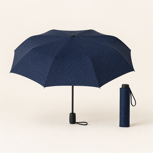UVカット 晴雨兼用折りたたみ傘 50cm / 藍