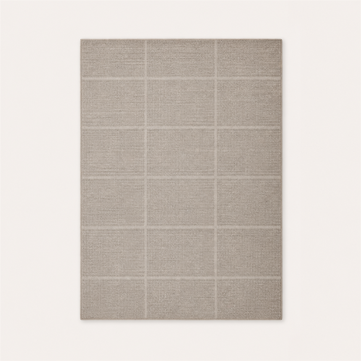 フラットインテリアラグ 90×140cm / グレージュ