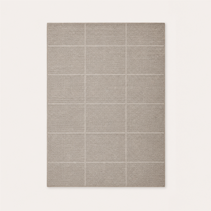 フラットインテリアラグ 90×140cm / グレージュ