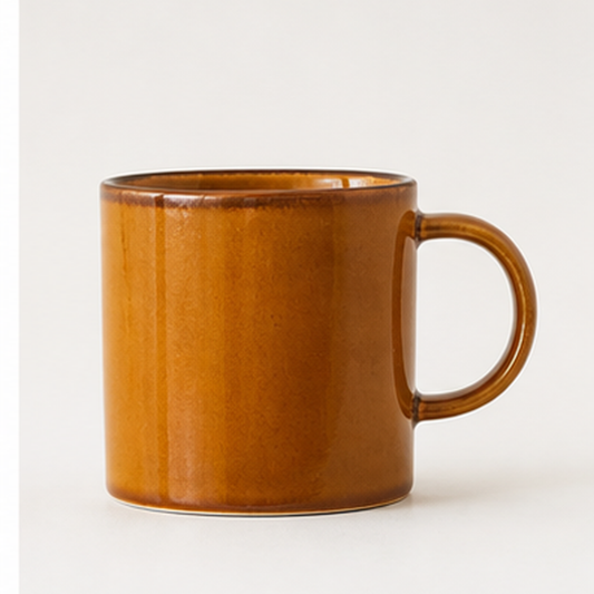 グロスセラミック マグカップ 380ml / アンバー