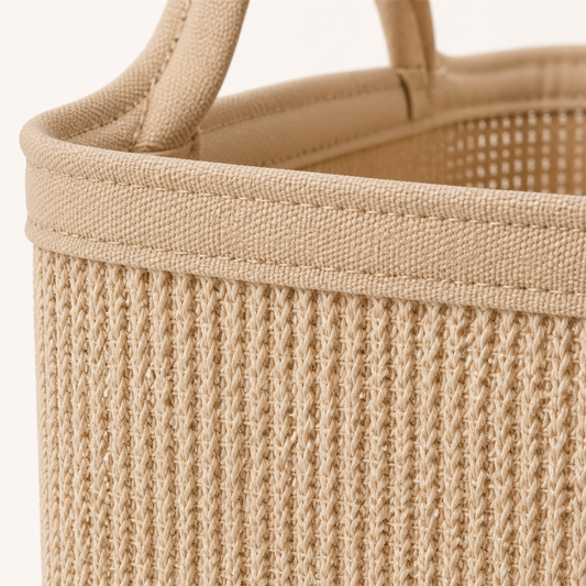 折りたたみ ランドリーバスケット 40L / サンドベージュ