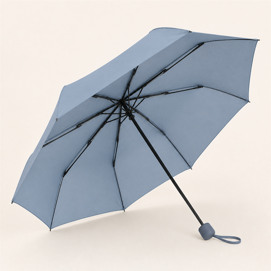 UVカット 晴雨兼用折りたたみ傘 50cm / スモークブルー