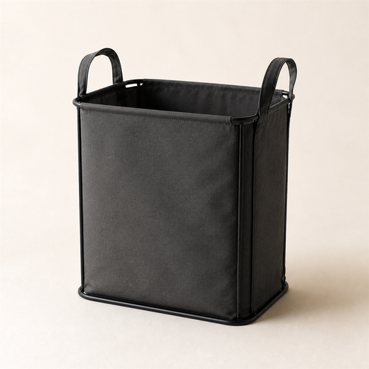 折りたたみ ランドリーバスケット 40L / チャコール