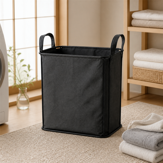 折りたたみ ランドリーバスケット 40L / チャコール