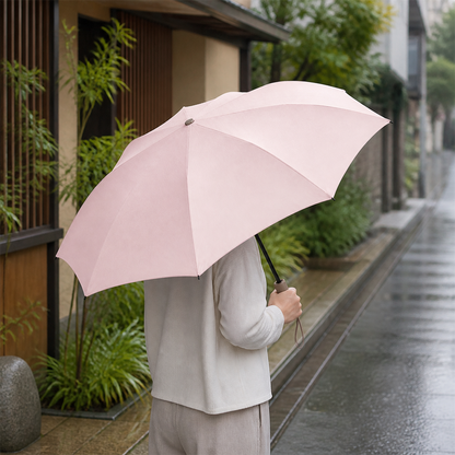 UVカット 晴雨兼用折りたたみ傘 50cm / 淡桜